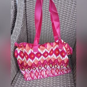 Chicos Ikat Packable Tote Bag